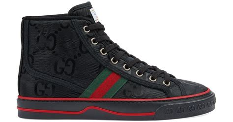 girls gucci shoes high sneakers black